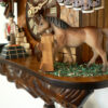 Kuckucksuhr 76/9 mit Pferd und Hufschmied – Bild 2